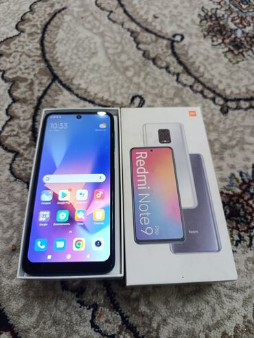 пока х4: Redmi, Redmi Note 9 Pro, Колдонулган, 64 ГБ, түсү - Жашыл, 2 SIM