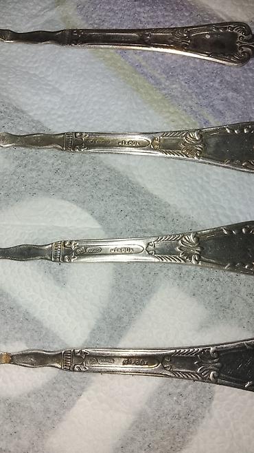 Ложки: Antik çay qaşıqları dəsti – 6 ədəd - Material: melxior (nişan: МНЦ — 1