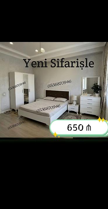 Yataq otağı dəstləri: Yataq otağı dəstləri – modern dizaynlı, funksional və zərif — 10