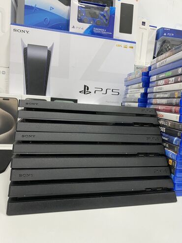 PS4 (Sony PlayStation 4): Sony PlayStation 4 Pro Цвет: черный Память: 1 тб 3 ревизия