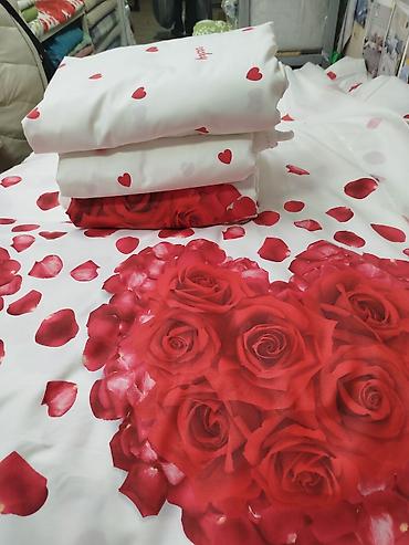 Комплекты постельного белья: Постельное бельё из сатина-жаккарда (страйп-сатин) - Материал — 8