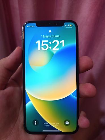 Apple iPhone: IPhone X, 64 GB, Ağ, Face ID — 7