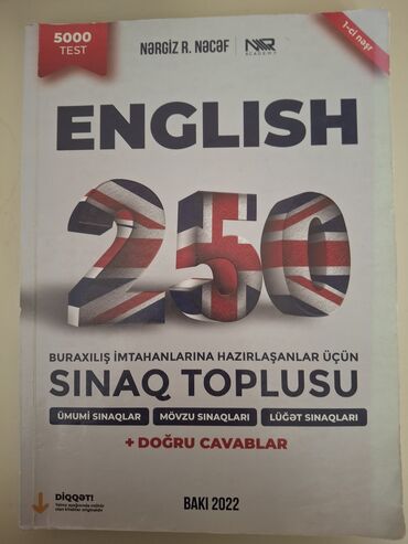 Buraxılış imtahanlarına hazırlaşanlar üçün nəzərdə tutulmuş "English