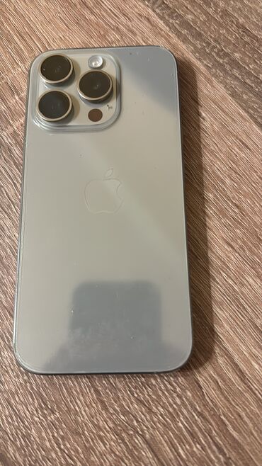 zaryatqa: IPhone 15 Pro, 256 GB, Natural Titanium, Barmaq izi, Face ID, Simsiz şarj