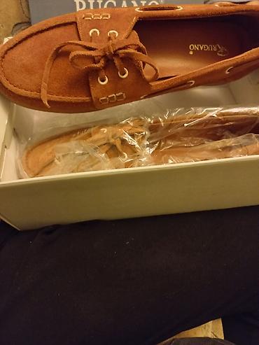 biostat tab: Rugano brendinə məxsus kişi mokasin ayaqqabısı. Klassik boat shoe — 1