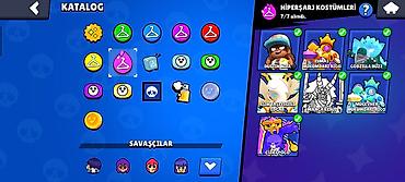Digər oyun və konsollar: Brawl Stars oyunu üçün hesab - Kupa: 43.558 - Gücləndiricilər, mağaza — 7