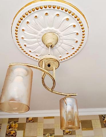 kugle za luster na komad: Çılçıraq, 2 lampa, Metal — 1