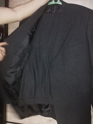 Kişi geyimləri: Шерстянной костюм, черный с карманами шитый на заказ рост 190 см Цвет — 2