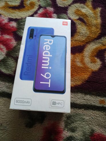 купить redmi 10a: Redmi, Redmi 9T, Колдонулган, 64 ГБ, түсү - Кара, 2 SIM
