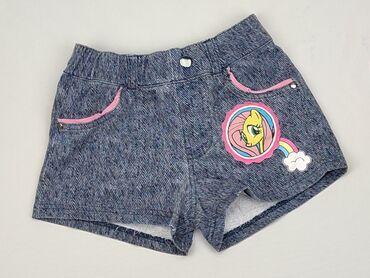 spodnie welurowe dla dzieci: Krótkie spodenki, 8 lat, 122/128, stan - Dobry