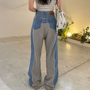 джинсы женские 29 размер: Прямые, Китай, Высокая талия