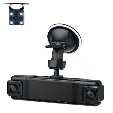 Videoreqistratorlar: Videoqeydiyyatçı Bu yüksək keyfiyyətli Full HD 1080P ön və arxa — 3