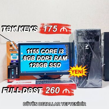 Tulumlar: Ofis üçün Kompüterlər "Sarko DDR3 H61 1155 Core i3 2130” ⭐Tək Sistem
