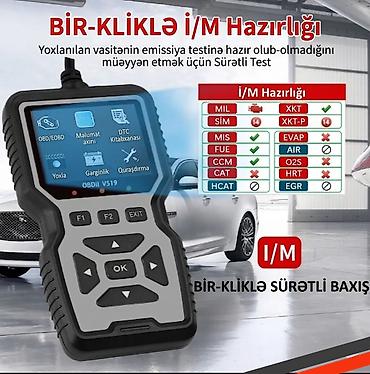 OBDII V519 avtomobil diaqnostika skaneri OBD 2 - OBD-II portu
