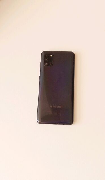 samsung printeri: Samsung Galaxy A31, 64 GB, rəng - Qara, Face ID, Barmaq izi, İki sim kartlı