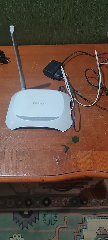 tp link archer: TP-Link Wi‑Fi router - Model: TP-Link (1 antenalı ağ rəngli korpus) - — 1