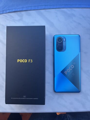 xiaomi poco x4 pro qiymeti: Poco F3, 128 GB, rəng - Mavi, Zəmanət, Barmaq izi, Face ID