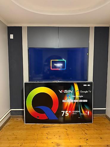 Телевизор VASIN 75" QLED (модель 75Q90M) Основные характеристики: -