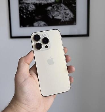 IPhone 14 Pro, 128 GB, Matte Gold, Zəmanət, Simsiz şarj, Face ID