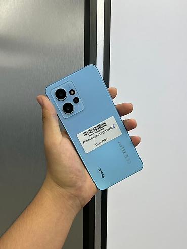 телефоны телефоны: Redmi, Redmi 12, Б/у, 128 ГБ, цвет - Голубой, В рассрочку, 2 SIM — 1