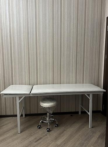 Salon, tibbi mebel: Kusetka + taburet birlikde Kosmetoloji qatlanmayan kusetka — 1