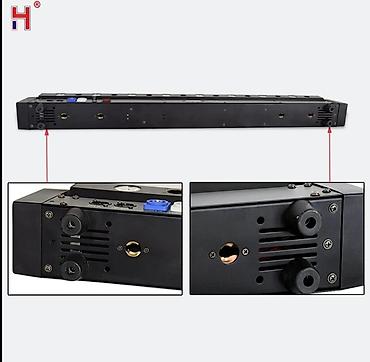 саундбары: 8 Глаз LED LASER BAR +8x3W Теплый белый + 638nm 500mW x 8 Red Laser – — 4