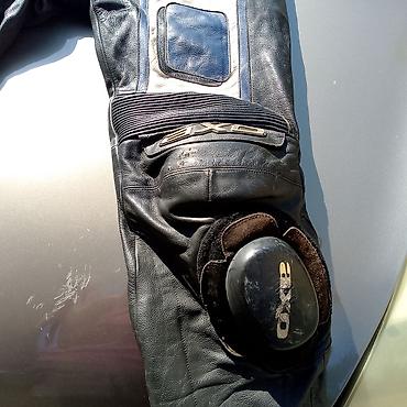 Moto geyim: Moto şalvar – AXO dəri yarış/protective model ölçü 2XL ünvan Razin — 3