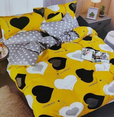 Posteljina: ❤Posteljina iz 7 delova ❤Čaršaf-220*240 ❤Jorganska navlaka-2x140*200 — 1