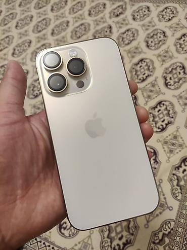 видео двойка: IPhone 14 Pro, Б/у, 128 ГБ, Золотой, 80 % — 2