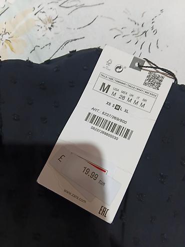 Haljine: ZARA crni kombinezon kao haljina m - Materijal: lagana, poluprozirna — 10