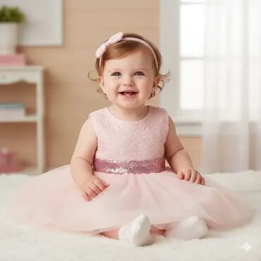 Haljine: Svecana haljina haljine za bebe decu decijaHALJINA + velika mašna — 2