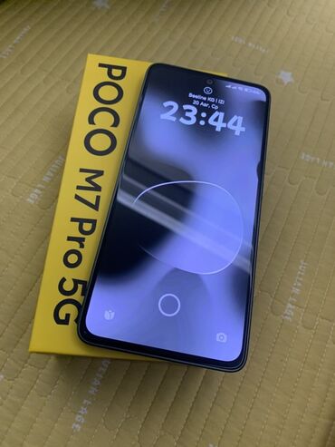 бу телефону: Poco M6 Pro 5G, Колдонулган, 256 ГБ, түсү - Жашыл, 2 SIM