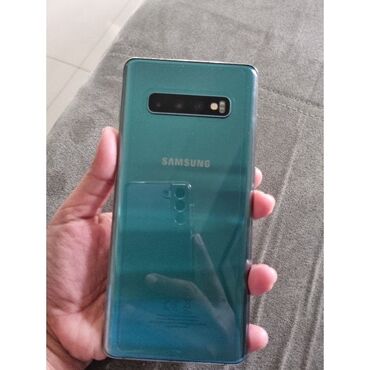 Samsung: Samsung Galaxy S10 Plus, 128 GB, rəng - Göy, Sensor, Barmaq izi, Simsiz şarj
