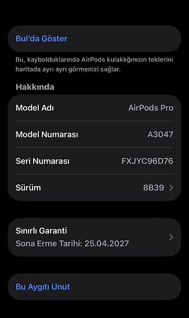 qulaqcıq iphone: Məhsul: Apple AirPods Pro (MagSafe/Qutu və şarj qutusu ilə) — 5