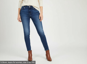 legginsy jezdzieckie zimowe: S.Oliver, Jeans for women, size S (EU 36)