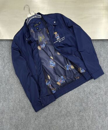 плащ дождевик мужской: Мужская куртка, Все размеры, Polo Ralph Lauren, Новый, цвет - Синий, Платная доставка