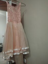 национальная платья для девочек: Детское платье, цвет - Розовый