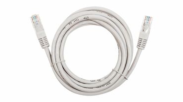 кабель ethernet: Сетевой кабель патч-корд Rj45 кат.5е, литой, многожильный витая пара