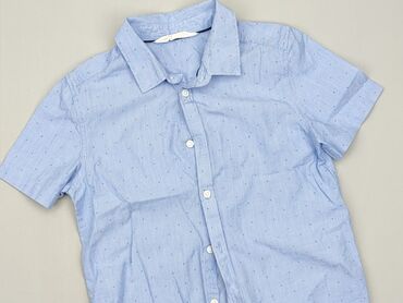 sukienka letnia midi w kwiaty: Shirt 7 years, condition - Very good, pattern - Striped, color - Blue