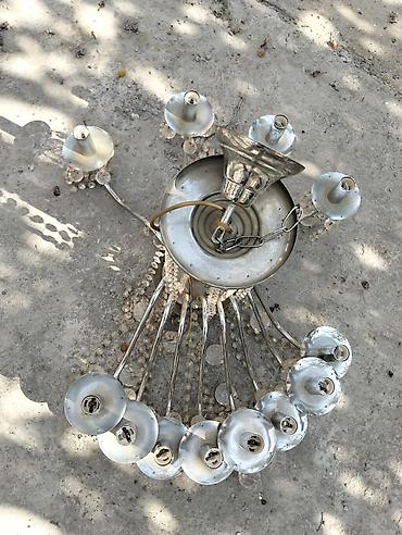 İşıqlandırma: Çılçıraq, 10 və daha çox lampa, Metal — 2