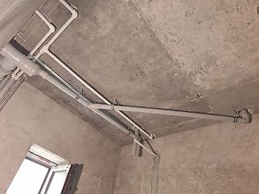 Kanalizasiya: Santexnika boru çəkilişi və kanalizasiya xəttinin quraşdırılması — 1