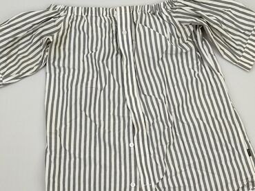 białe bluzki w prążki: Blouse, S (EU 36), condition - Good