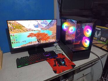Настольные ПК и рабочие станции: Компьютер, ядер - 4, ОЗУ 16 ГБ, Игровой, Б/у, Intel Core i7, AMD Radeon RX 580, HDD + SSD — 1