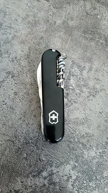мултитул: Мультитул Victorinox (черные накладки) новый Компактный швейцарский — 3