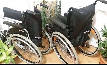 Invalidska kolica: KOLICA, uvoz iz Nemačke, polovnastanje odlično. Širina sedišta je — 3