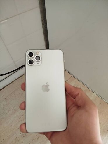 продам приставку смарт тв: IPhone 11 Pro Max, Скидка 10%, Б/у, 64 ГБ, Белый, Защитное стекло, Чехол, 76 %