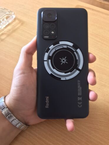 redmi qulaqliq: Redmi Note 11, 128 GB, rəng - Qara, Sensor