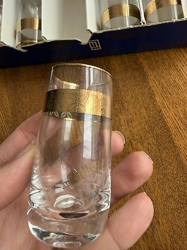 Рюмки: Новый набор рюмок Bohemia Glass (Made in Czechoslovakia) - — 2
