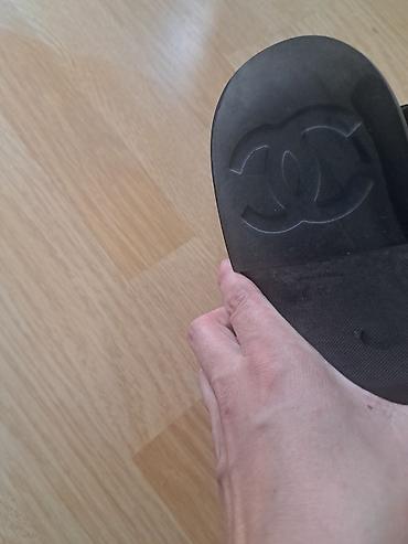 paciotti duboke patike: Crne ženske sandale sa kaiševima Chanel orig.Veoma udobne i očuvane — 2
