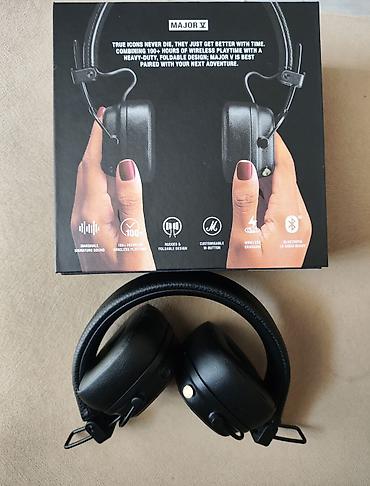 sound: Yeni Simsiz (Bluetooth) Qulaqcıqlar, Marshall, rəng - Qara — 1